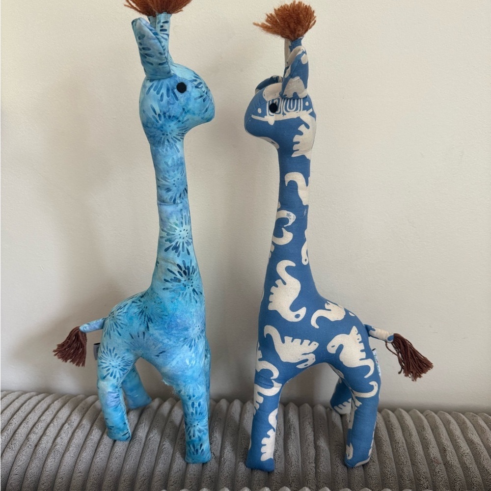 Blue Giraffe Plush Toys